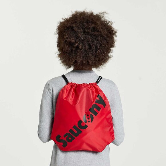 Saucony String Bag backpack back Red NEW 14.75” x 17” NEW - Picture 3 of 3